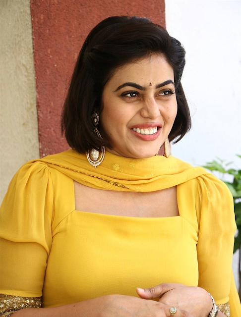 Actress Poorna Latest Cute Photoshoot Pics In Yellow Attire 60